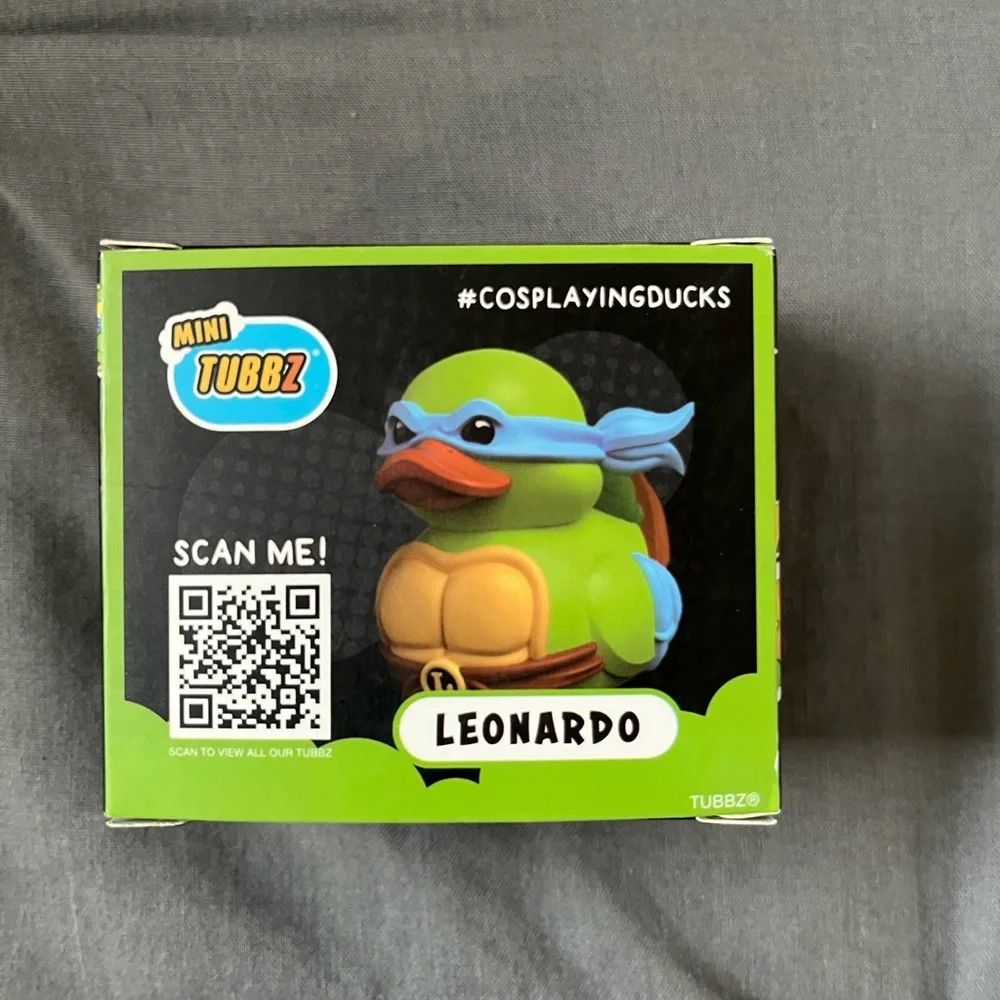 NWT Tubbz Mini Teenage Mutant Ninja Turtles Leonardo Cosplaying Rubber Duck
